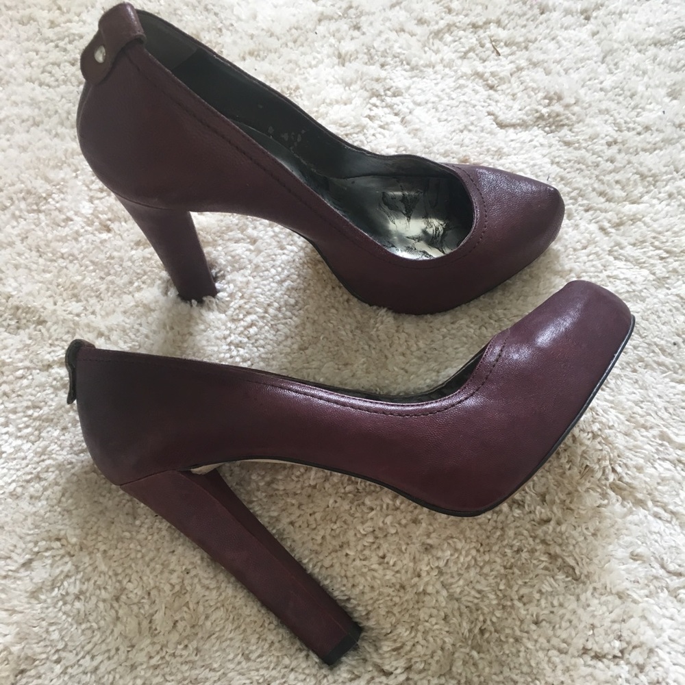Dolce Vita Leather Plum Heel